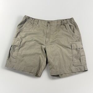 SAVANE Mens Cargo Tactical Shorts Stretch Green Size 40 Waist
